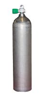 Aluminium Flasche 3 L - 80 cf mit Mono Ventil EU Nitrox M26 7 Liter Dirty Beast