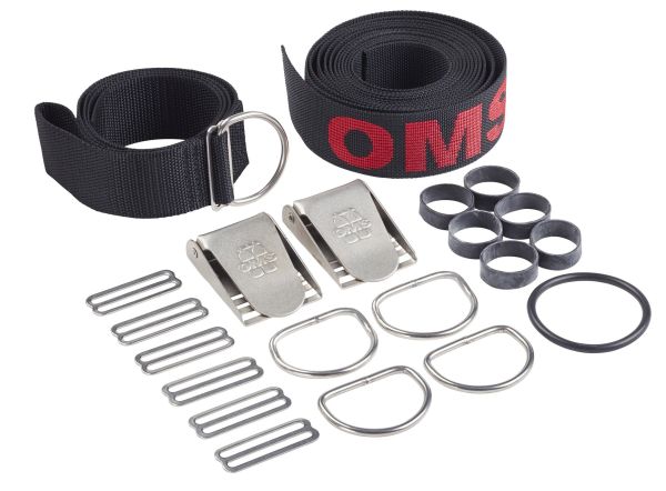 OMS Webbing for Harness, including hardware and crotch-strap