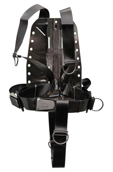 Edelstahl backplate with CR SmartStream Harness and Crotch Strap