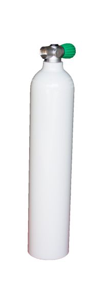 Aluminium Flasche 3 L - 7 L mit Rebreather Ventil