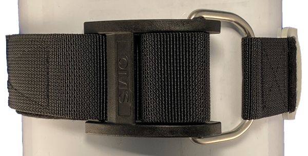 2" Nylon-Nockenband mit Kunststoffschnalle - 36" Länge und OMS Friktionspolster
