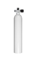Mono Alu Flasche 1,5 L - 80 cf mit Ventil Mono RECHTS mit Blindstopfen Luxfer|7 L 200 Bar