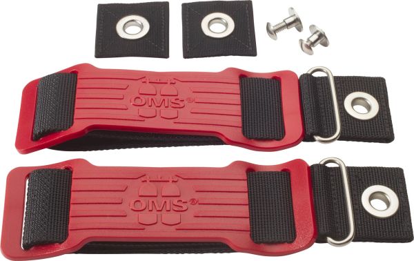 Mounting Straps Set (attaches to backplate or IQ Pack), for cylinders with 60mm (0,35 Liter) diamete