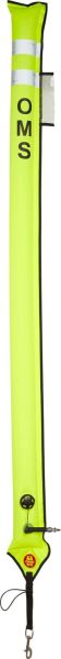 Notfall (gelb) SLIM Geschlossene Signalboje, Befüllung mit Inflatorschlauch, Länge ca. 1,8 Meter