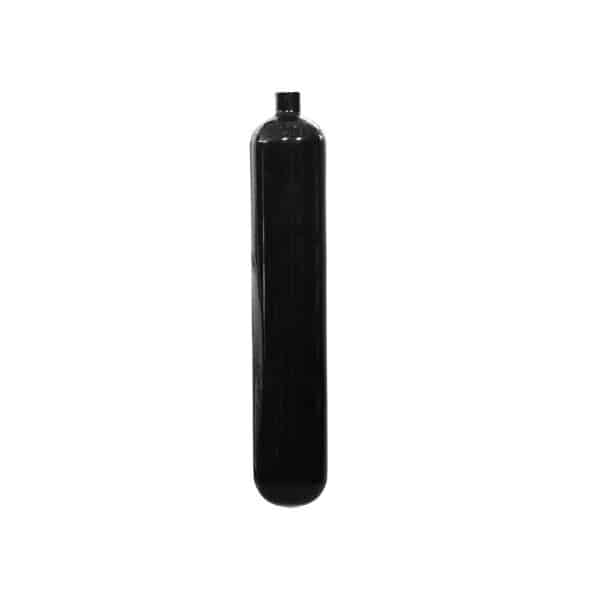 1.8 Liter Steel 230 Bar Cylinder only Black