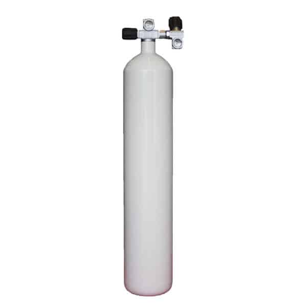 8.5 Liter Steel 230 Bar Left expandable valve inclusive 2nd Outlet