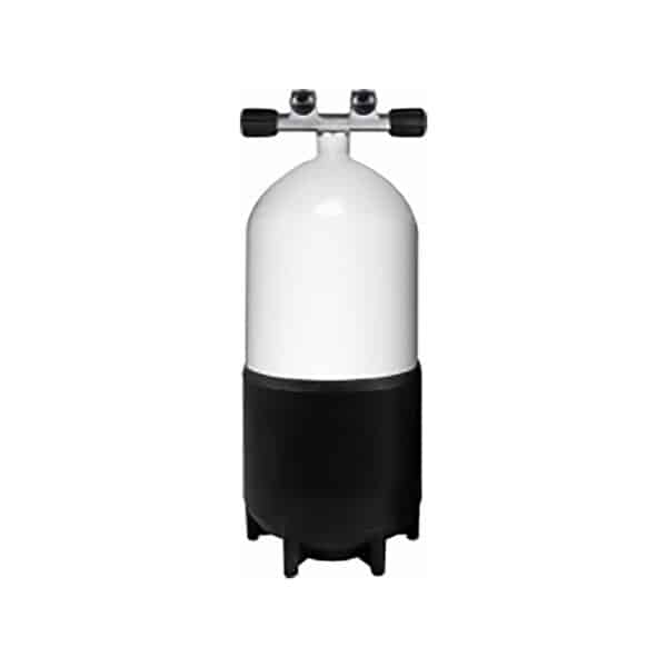 12 Liter short Steel 230 Bar Twin-Valve with 2 fixed Outlets
