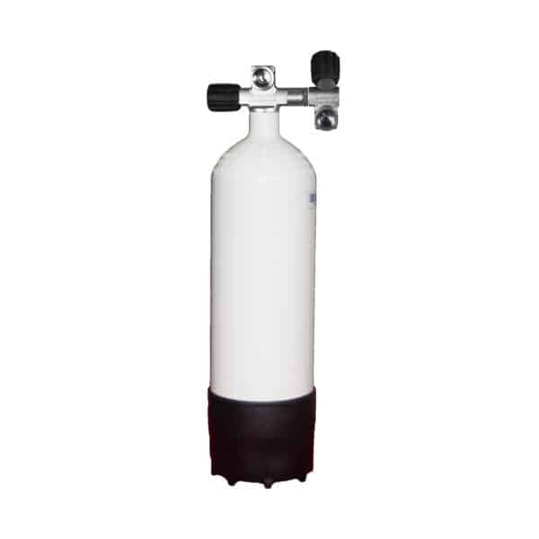 5 Liter Steel 230 Bar Left expandable valve inclusive 2nd Outlet