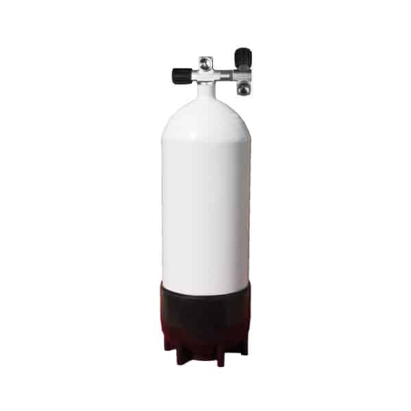 15 Liter Steel 230 Bar Left expandable valve inclusive 2nd Outlet