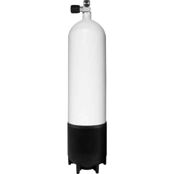 12 Liter long Steel Single 230 Bar with Mono G5/8 Valve