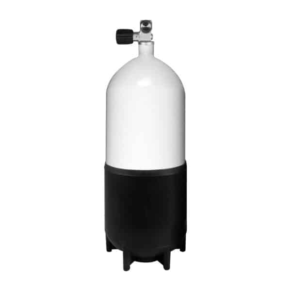 12 Liter short Steel Single 230 Bar with Mono G5/8 Valve