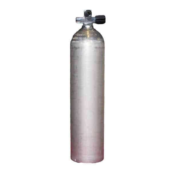 7 Liter Aluminum Single 200 Bar with Right expandable valve inclusive Blind Plug