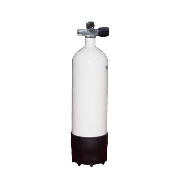 5 Liter Steel Single 230 Bar with Right expandable valve inclusive Blind Plug