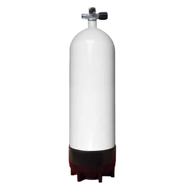 20 Liter Steel Single 230 Bar with Right expandable valve inclusive Blind Plug