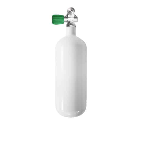 2 Liter Steel Single 230 Bar with Mono M26/EU-Nitrox Valve