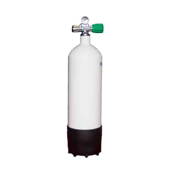 5 Liter Steel Single 230 Bar with Right expandable valve inclusive Blind Plug M26/Eu-Nitrox
