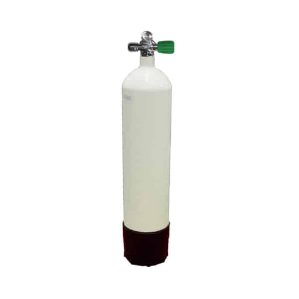 7 Liter Steel Single 230 Bar with Right expandable valve inclusive Blind Plug M26/Eu-Nitrox
