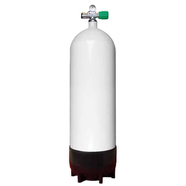 20 Liter Steel Single 230 Bar with Right expandable valve inclusive Blind Plug M26/Eu-Nitrox