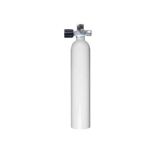 3 Liter Aluminum Single 230 Bar with Left expandable valve inclusive Blind Plug