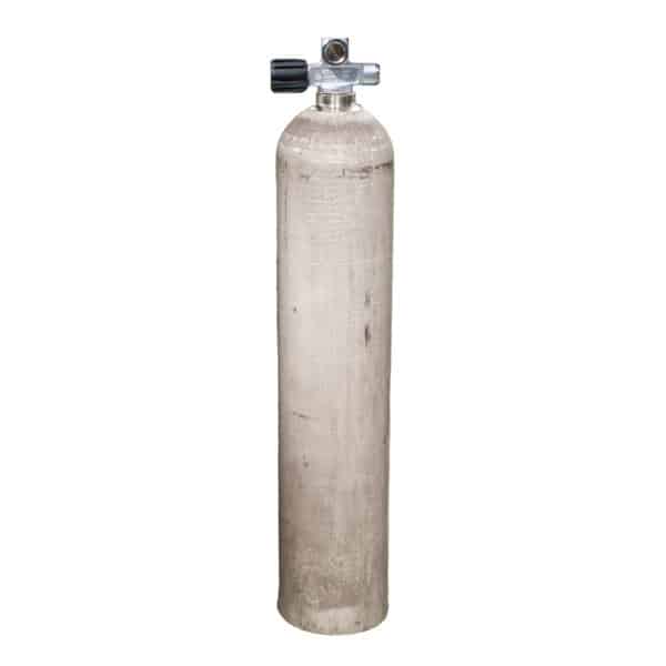 5.7 Liter 40cf Aluminum Single 207 Bar with Left expandable valve inclusive Blind Plug