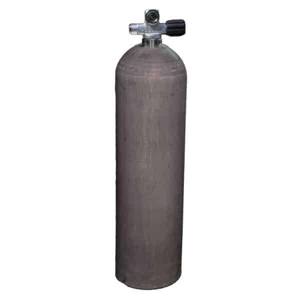 11.1 Liter 80cf Aluminum Single 207 Bar with Right expandable valve inclusive Blind Plug