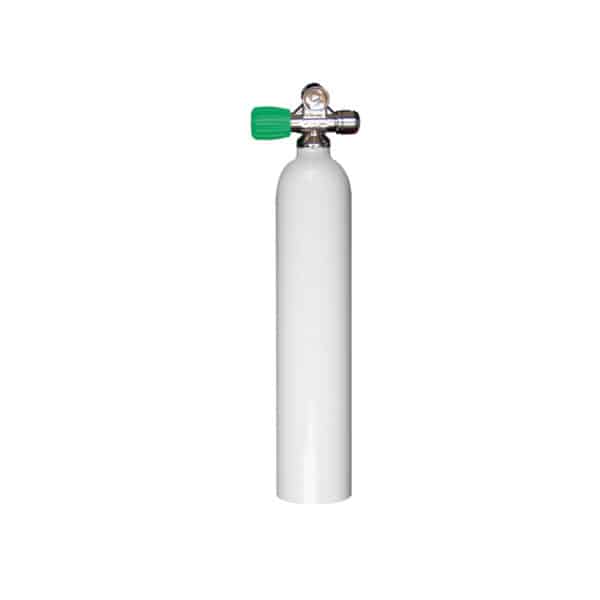 3 Liter Aluminum Single 230 Bar with Left expandable valve inclusive Blind Plug M26/EU-Nitrox