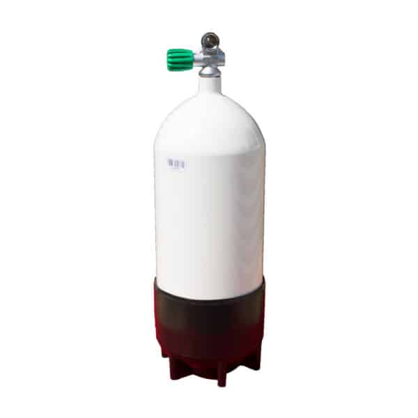 12 Liter short Steel Single 230 Bar with Mono M26/EU-Nitrox Valve