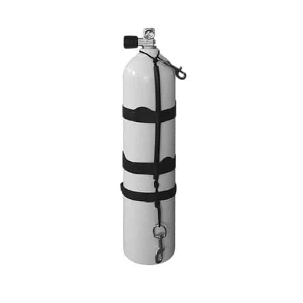7 Liter Aluminum Single 200 Bar with Mono G5/8 Valve incl. Rigging Kit