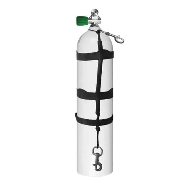 7 Liter Aluminum Single 200 Bar with Mono M26/EU-Nitrox Valve incl. Rigging Kit