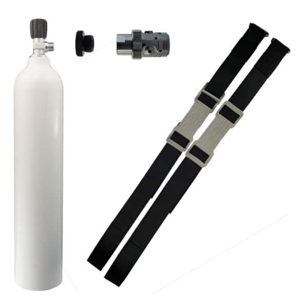 Drysuit Inflation Set 3 Liter for Installation on Cylinder W21/8 Argon Valve - Image 2