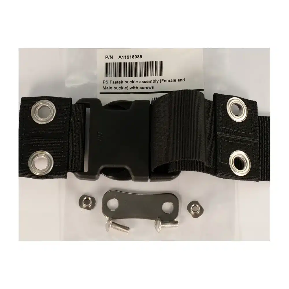 PS Fastek buckle assambly (Female and Male buckle) with screws