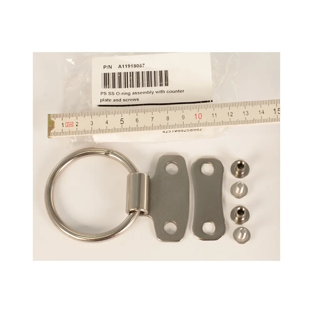 PS SS O-Ring assambly with counter plate and screws
