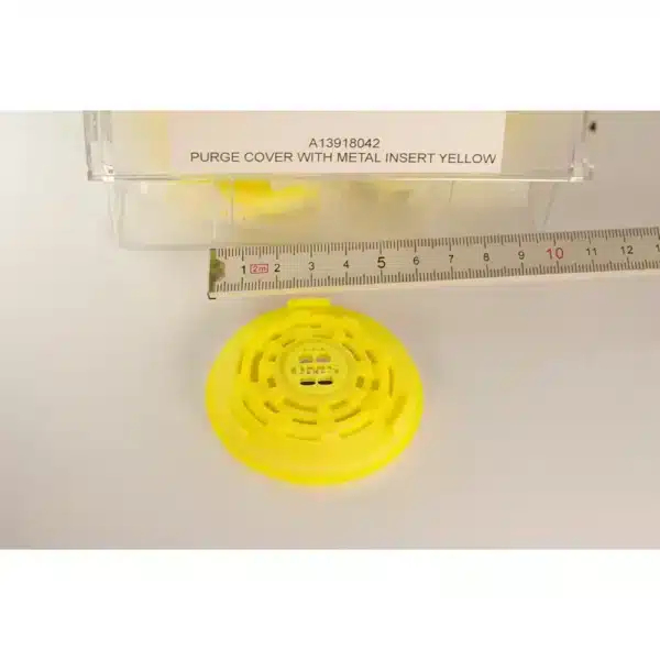 PURGE COVER WITH METAL INSERT YELLOW