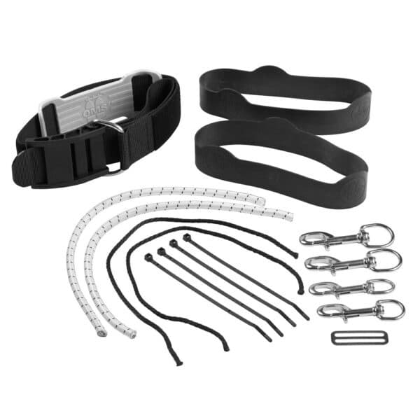 OMS SM Rigging Kit (includes 1 camband, 1 triglide and two 25mm (1") bolt snaps with cord and 2 OMS rubber bands)